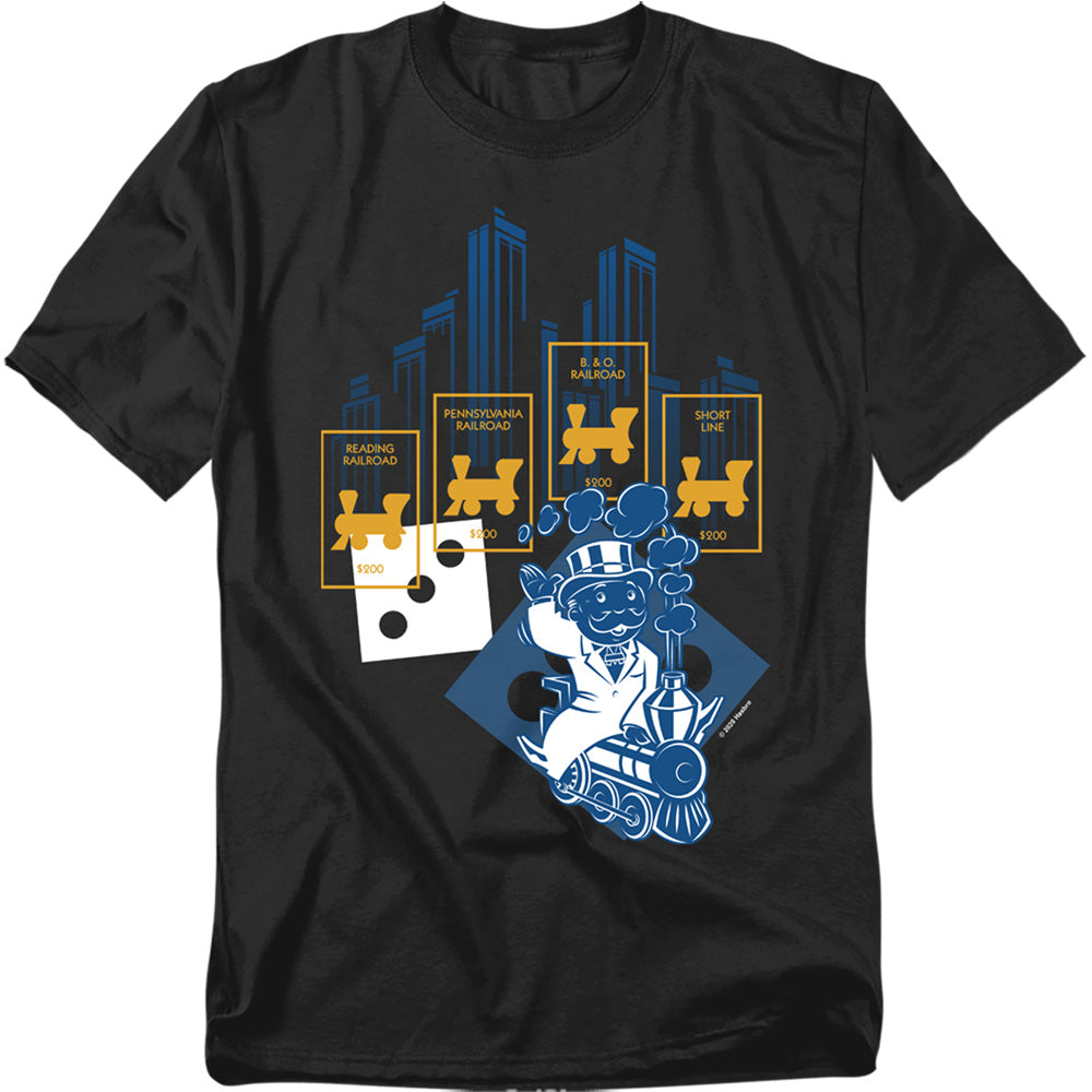 Monopoly The True Railroad Tycoon No Logo T-Shirt