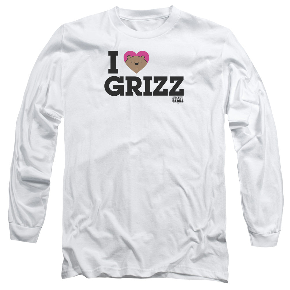 We Bare Bears I Heart Grizz Long Sleeve T-Shirt