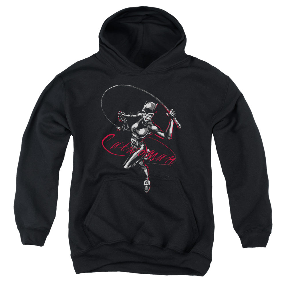 Batman Kitten With A Whip Youth Hoodie