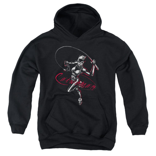 Batman Kitten With A Whip Youth Hoodie