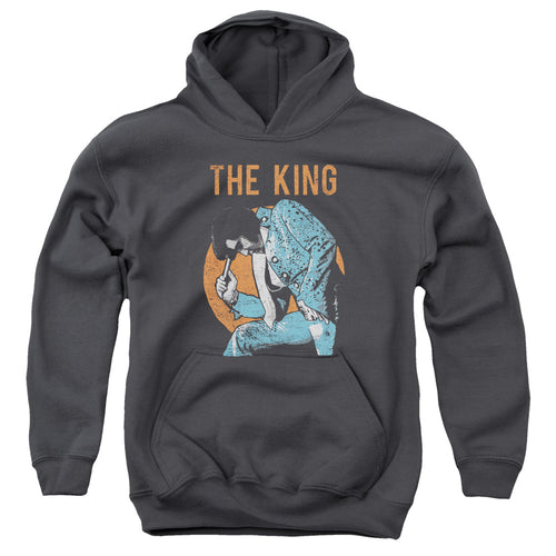 Elvis Presley Mic In Hand Youth Hoodie