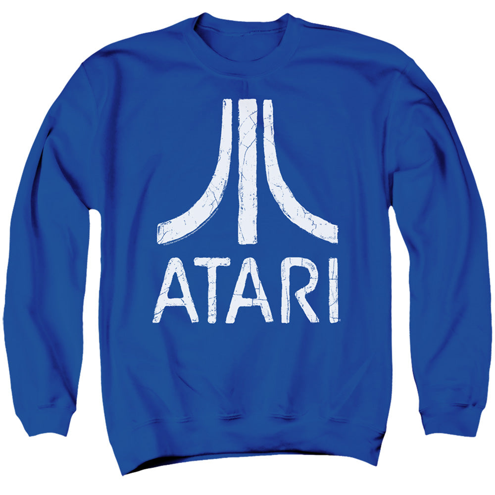 Atari Rough Logo Royal Blue Crewneck Sweatshirt