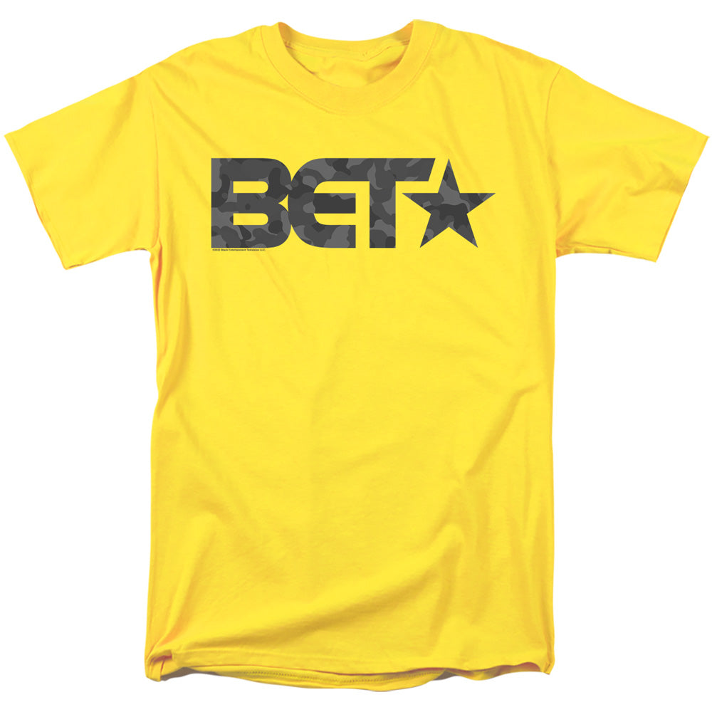 BET Camo Logo Yellow T-Shirt