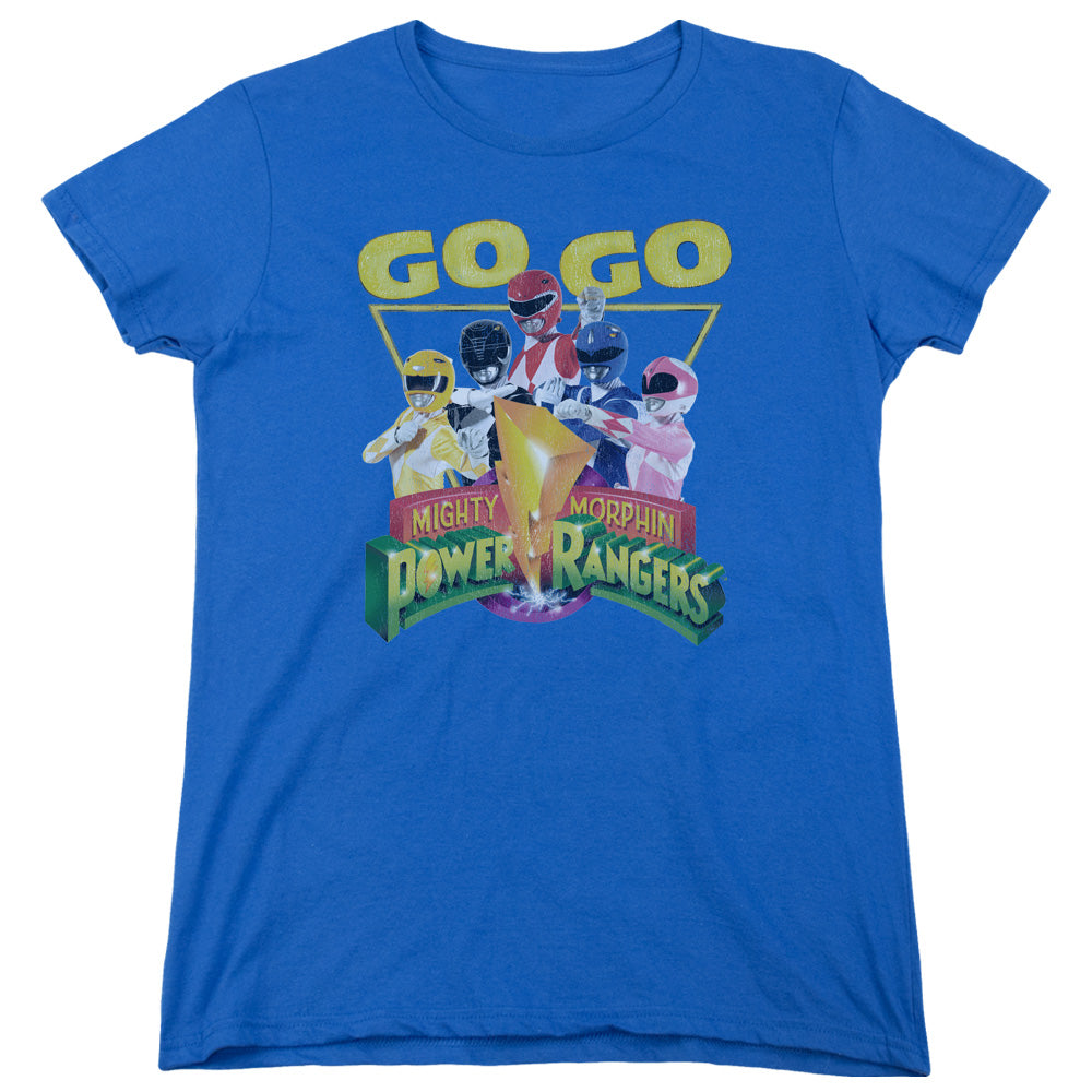 Mighty Morphin Power Rangers Go Go Womens T-Shirt