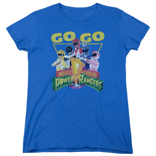 Mighty Morphin Power Rangers Go Go Womens T-Shirt