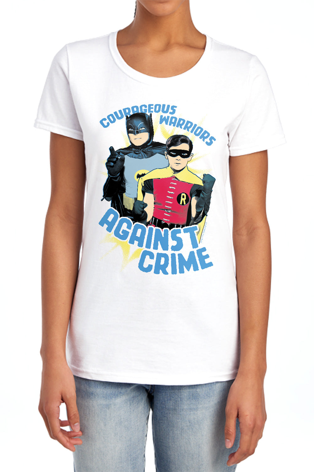 Batman Courageous Warriors Womens T-Shirt