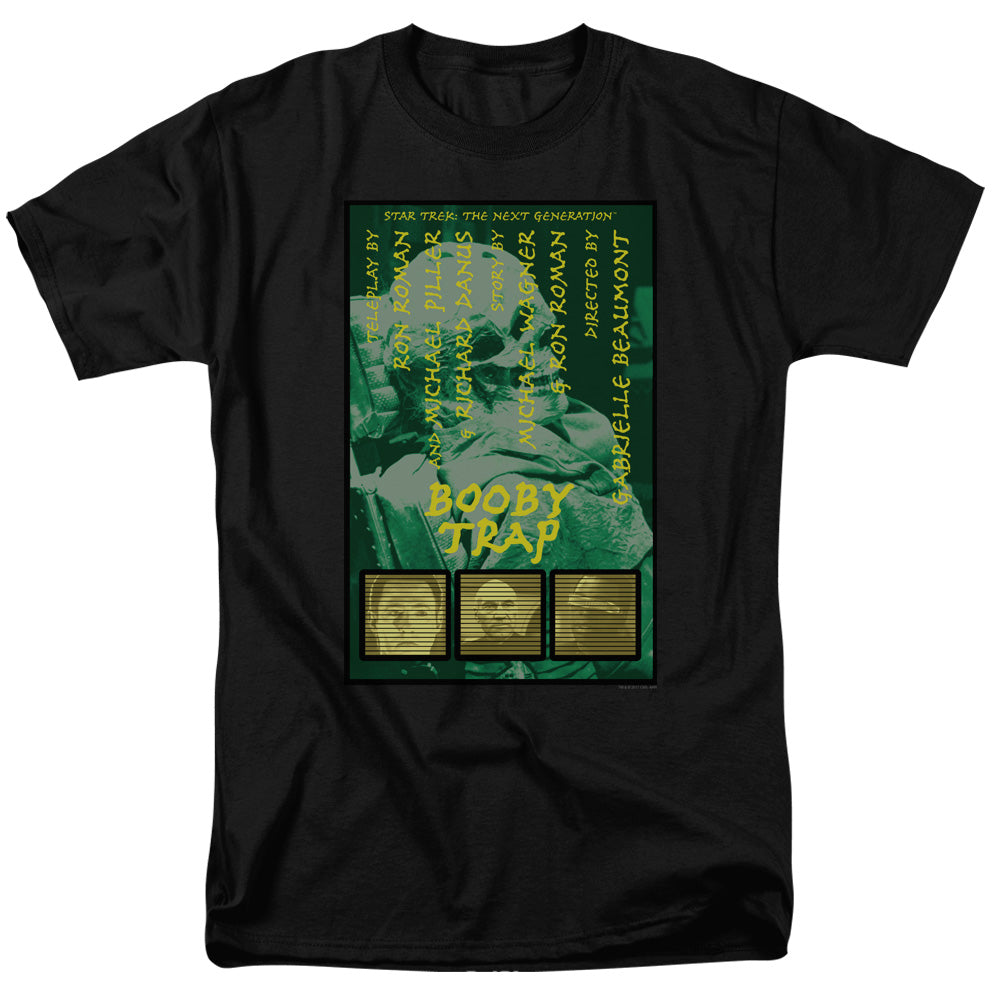 Star Trek Booby Trap Black T-Shirt