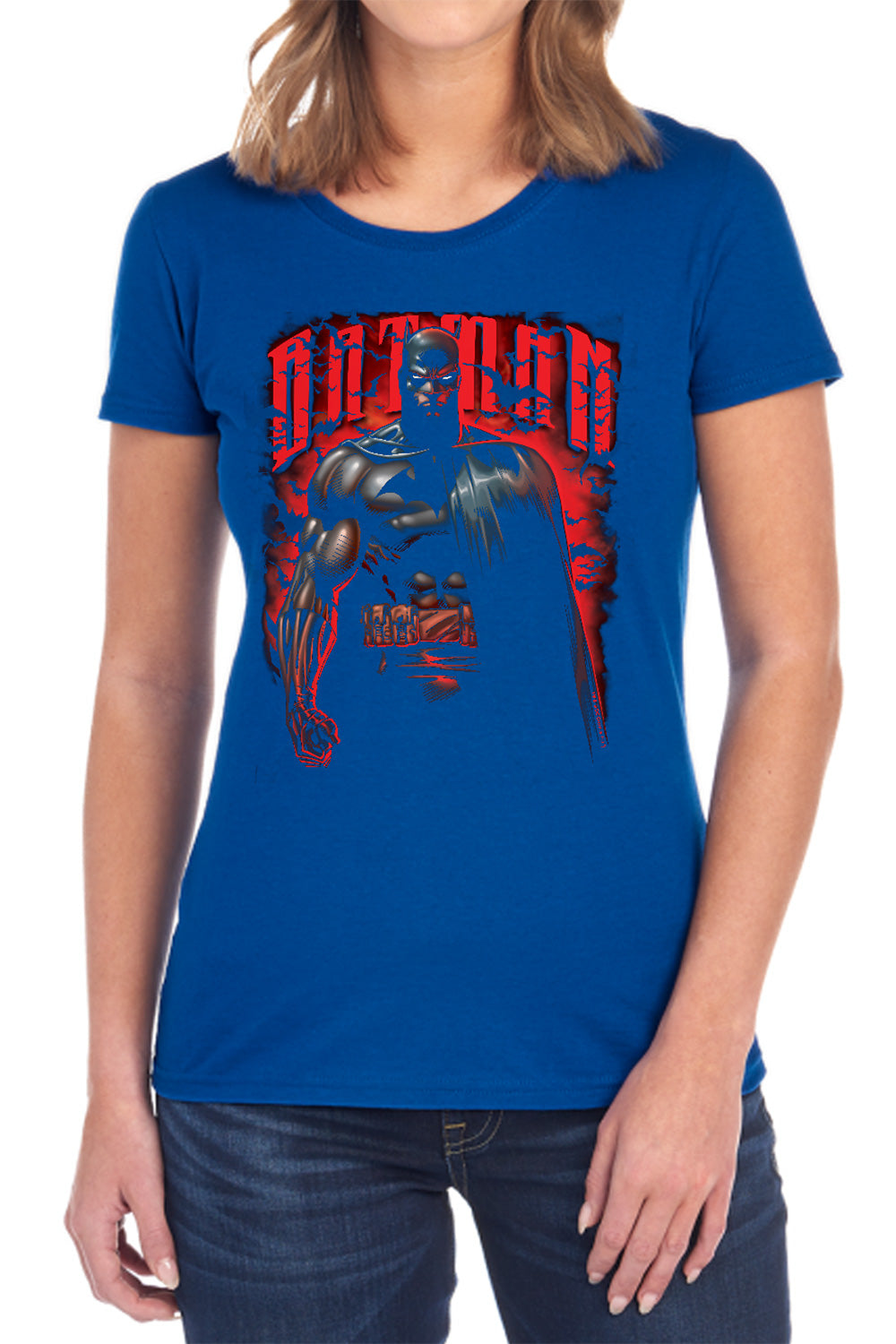 Batman Red Knight Womens T-Shirt