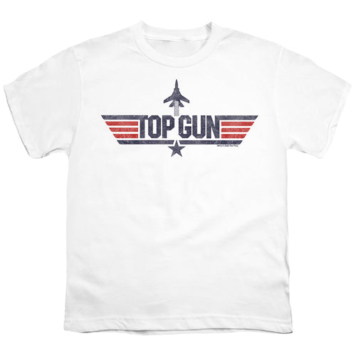 Top Gun Logo White Youth/Toddler T-Shirt