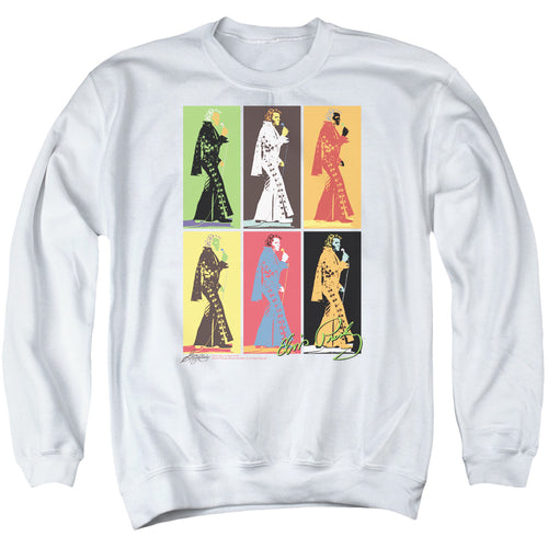 Elvis Presley Retro Boxes Crewneck Sweatshirt
