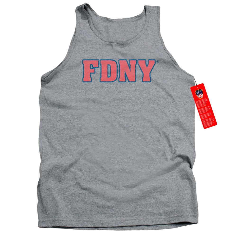 New York City Fdny Athletic Heather Tank Top