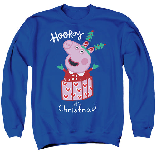 Peppa Pig Hooray It's Christmas Crewneck Sweatshirt