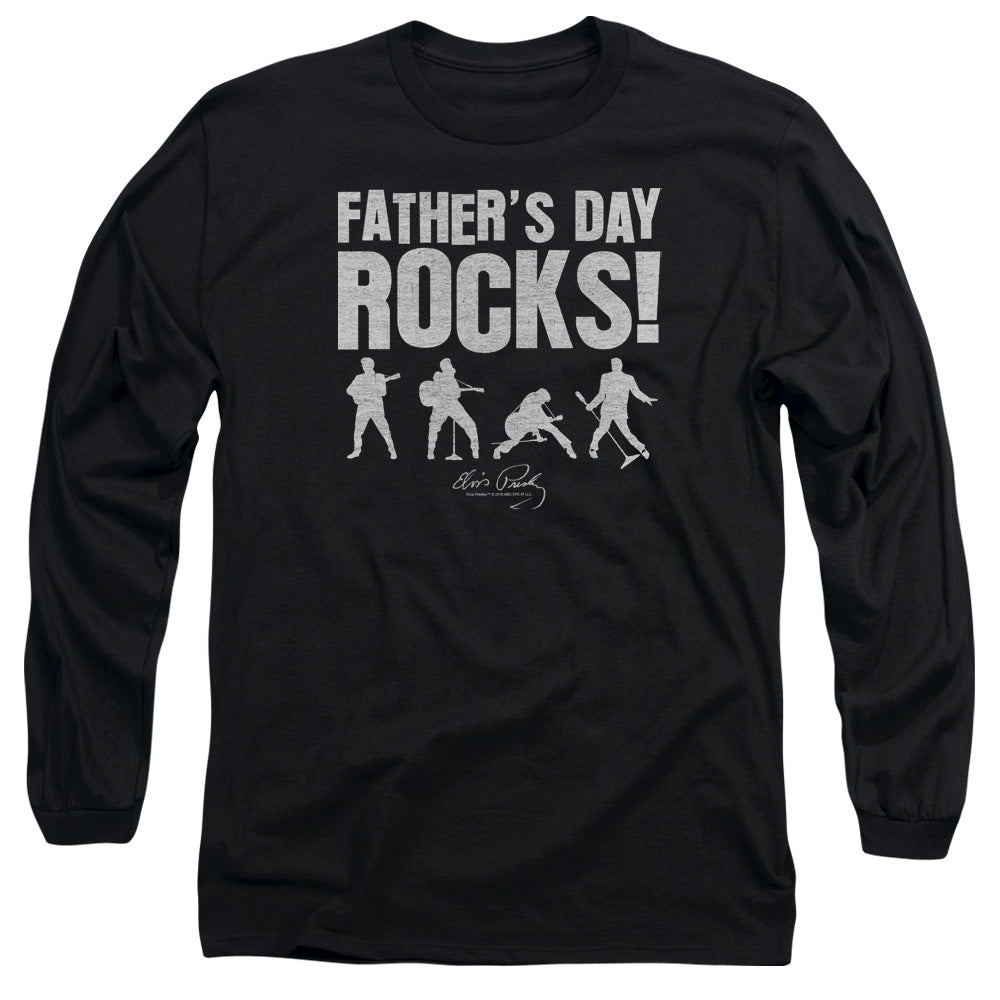 Elvis Presley Fathers Day Rocks Long Sleeve T-Shirt