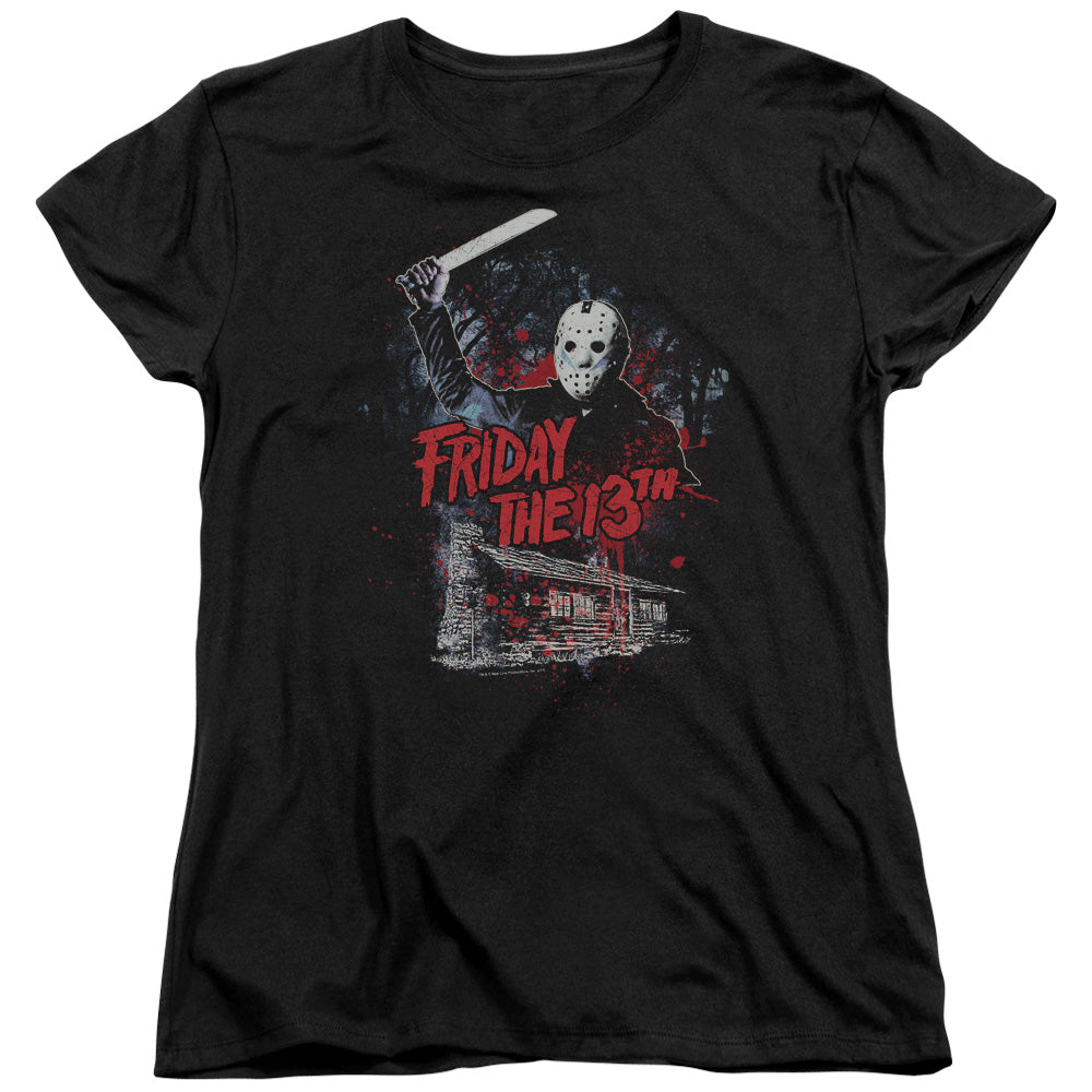 Friday the 13th Cabin Womens T-Shirt