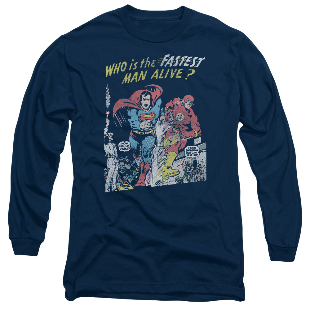 Justice League Fastest Man Long Sleeve T-Shirt