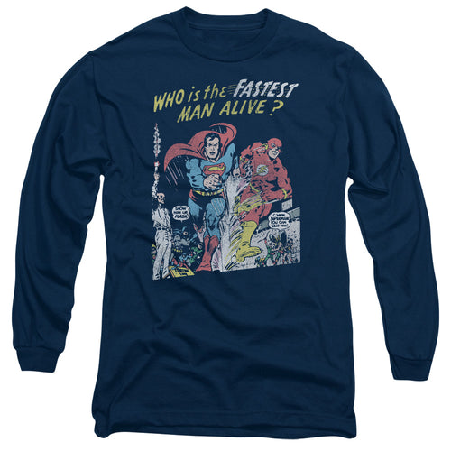 Justice League Fastest Man Long Sleeve T-Shirt