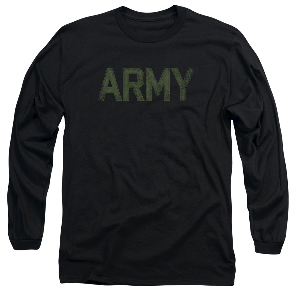 US Army Distressed Letters Long Sleeve T-Shirt