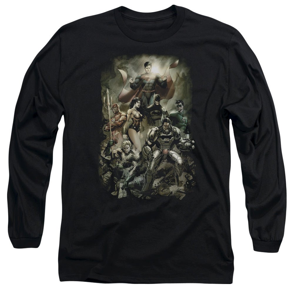 Justice League Aftermath Long Sleeve T-Shirt