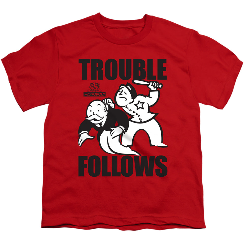 Monopoly Trouble Follows Youth/Toddler T-Shirt