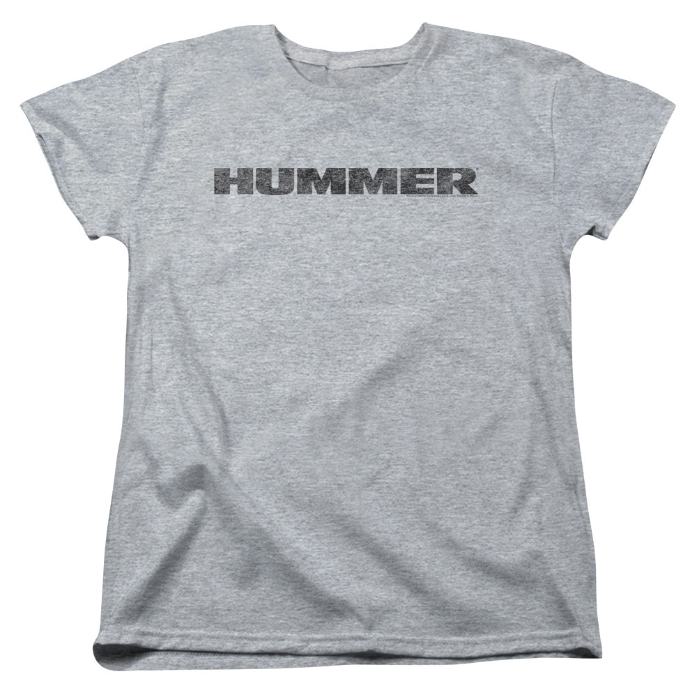 Hummer Distressed Hummer Logo Womens T-Shirt