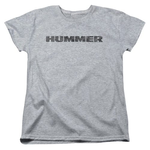 Hummer Distressed Hummer Logo Womens T-Shirt