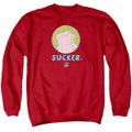 Tootsie Pop Sucker Red Crewneck Sweatshirt