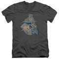 DC Comics Batgirl Biker V-Neck T-Shirt