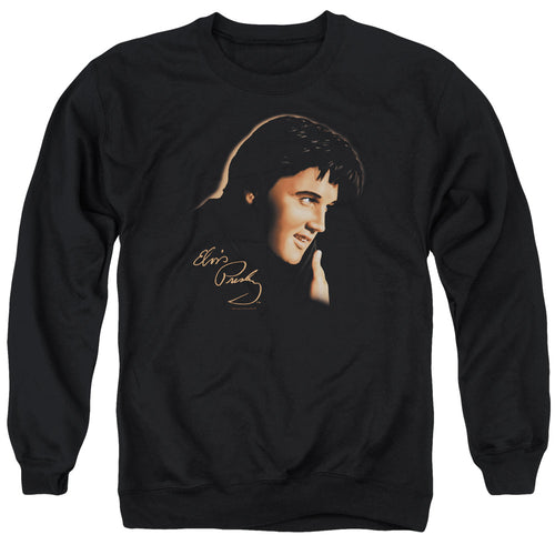 Elvis Presley Warm Portrait Crewneck Sweatshirt