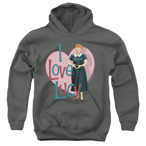 I Love Lucy Heart You Youth Hoodie