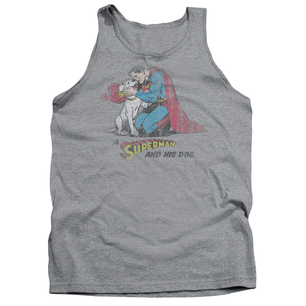 Superman And His Dog Tank Top