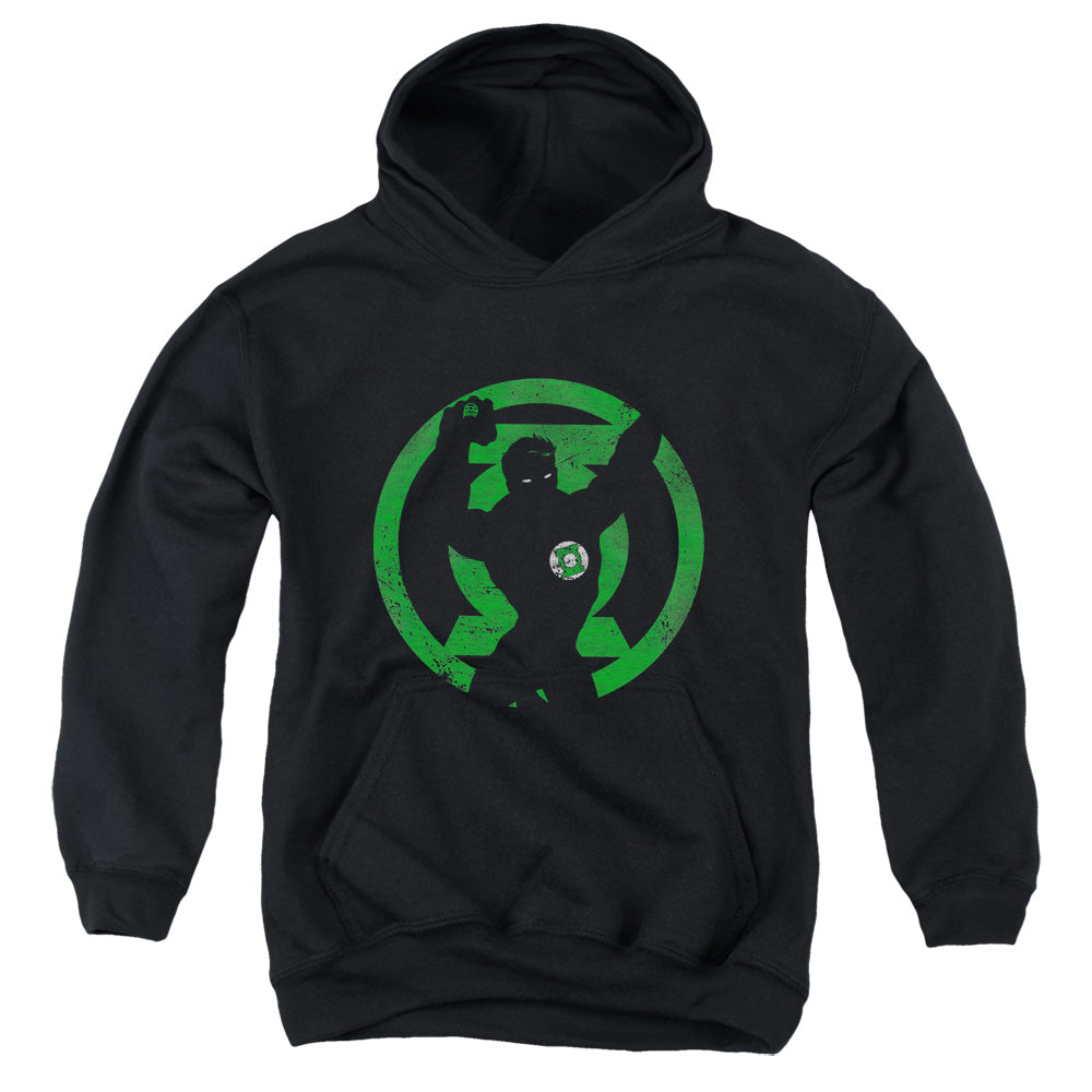 Green Lantern Gl Symbol Knockout Youth Hoodie