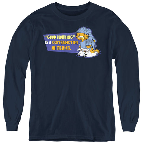 Garfield Contradicition In Terms Youth Long Sleeve T-Shirt