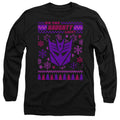 Transformers Decepticon Naughty List Ugly Christmas Long Sleeve T-Shirt