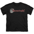 The Princess Bride Vizzini Crest Black Youth/Toddler T-Shirt
