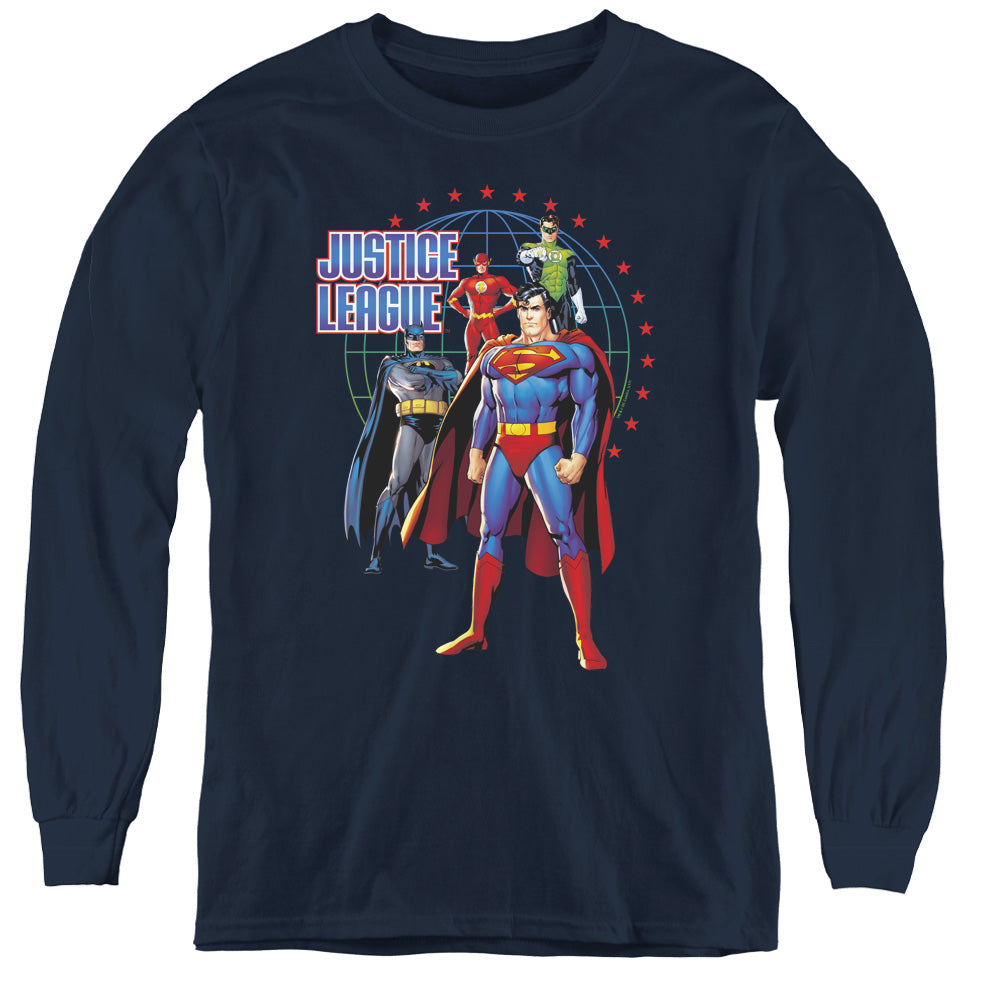 Justice League Protectors Youth Long Sleeve T-Shirt