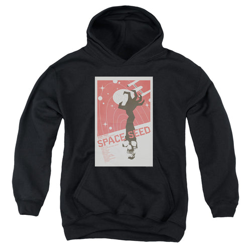 Star Trek Juan Ortiz Space Seed Black Youth Hoodie