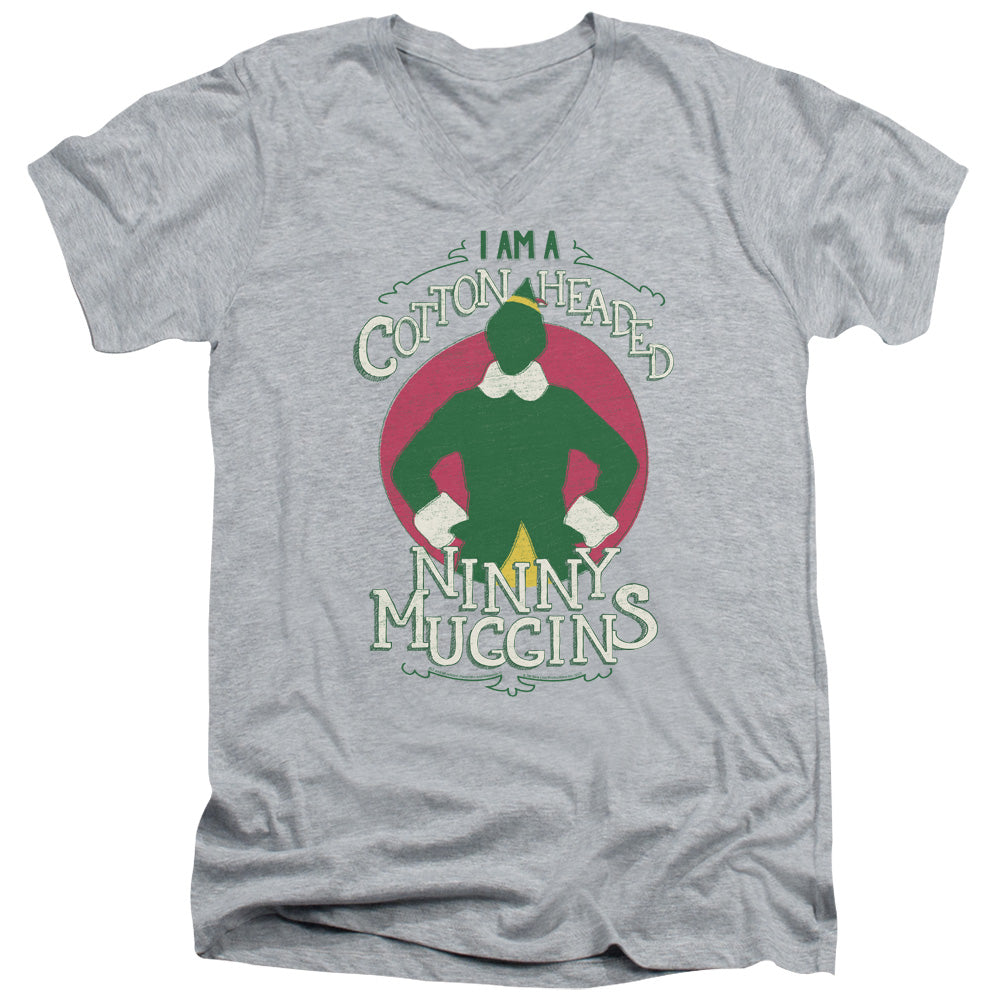 Elf Cotton Headed V-Neck T-Shirt