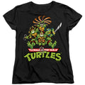 Teenage Mutant Ninja Turtles Manga Turtles Womens T-Shirt