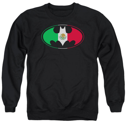 Batman Mexican Flag Shield Crewneck Sweatshirt