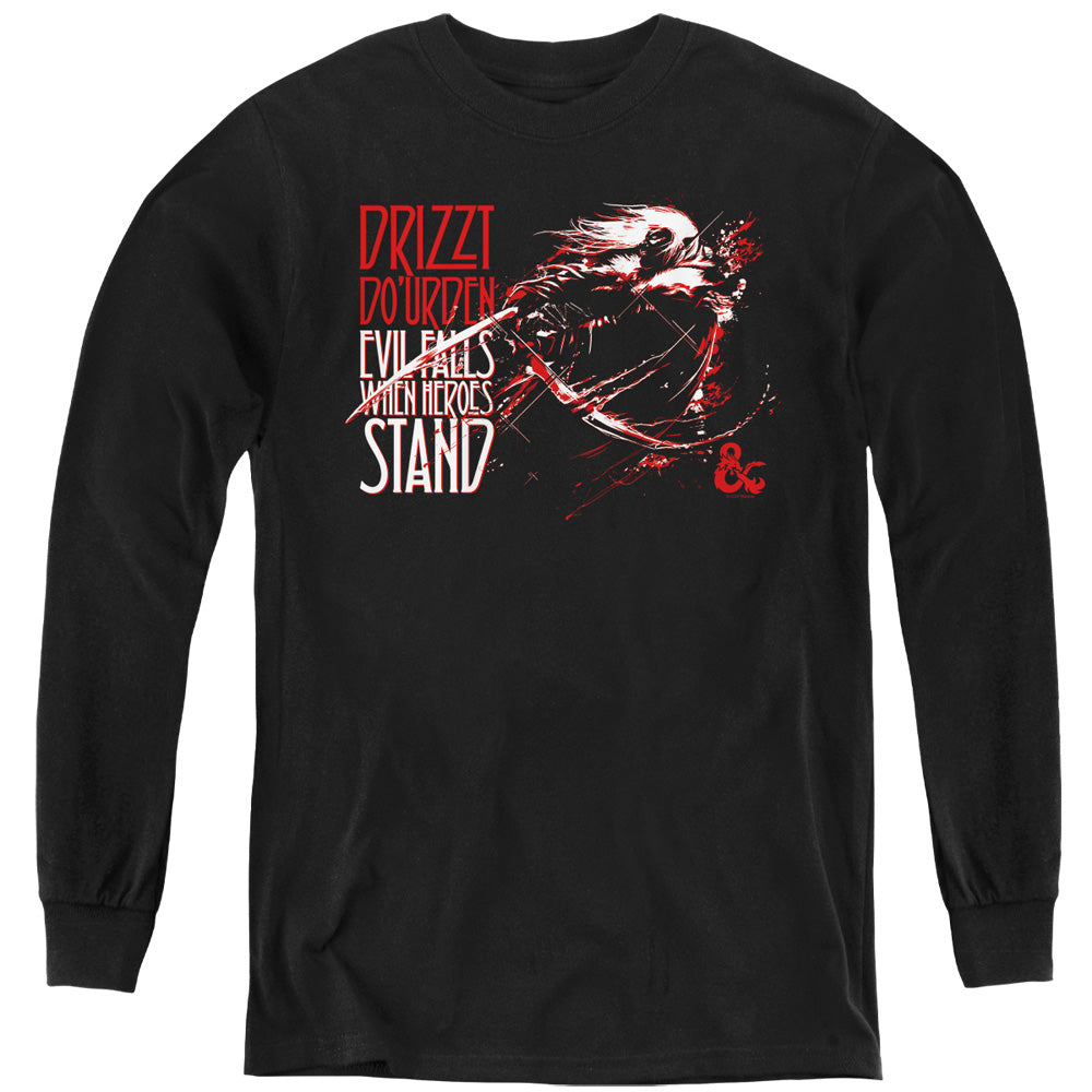 Dungeons & Dragons Drizzt Do'Urden Youth Long Sleeve T-Shirt