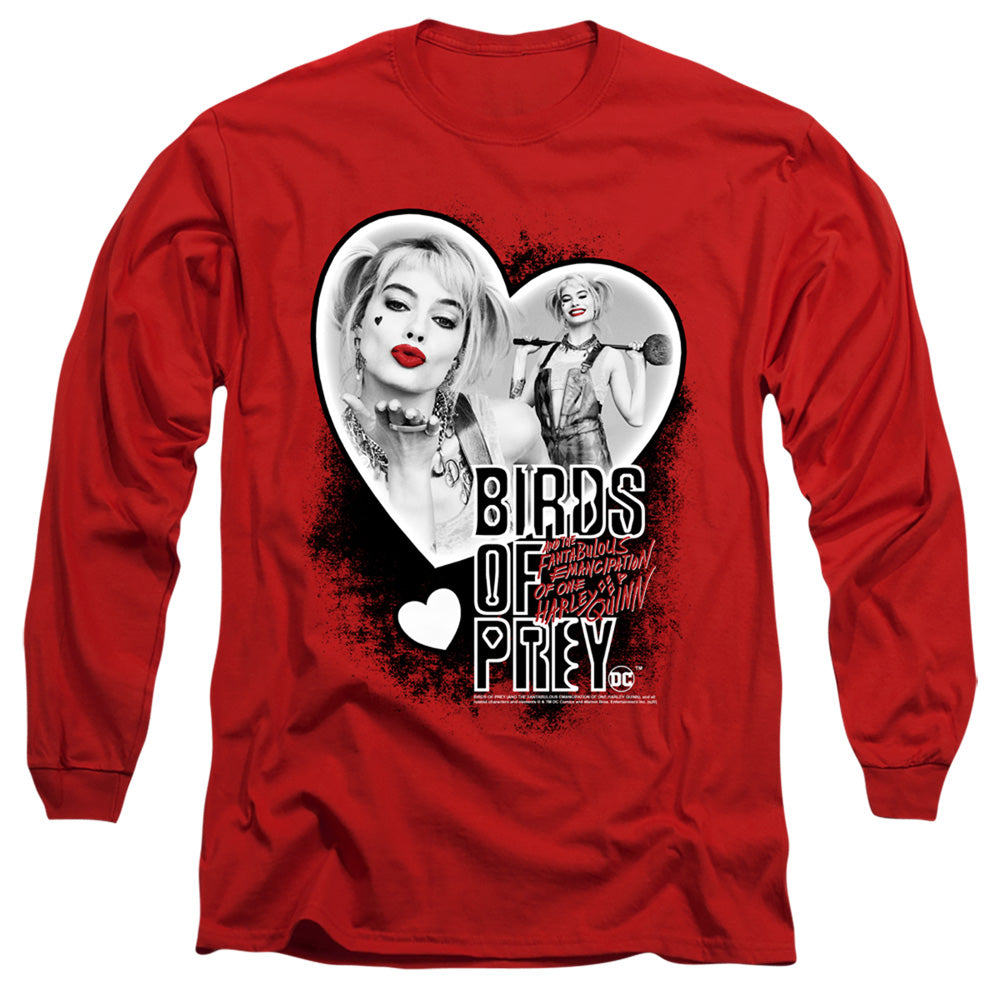 Birds of Prey Heart Harley Long Sleeve T-Shirt