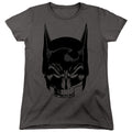 The Batman Skull on Gray Womens T-Shirt