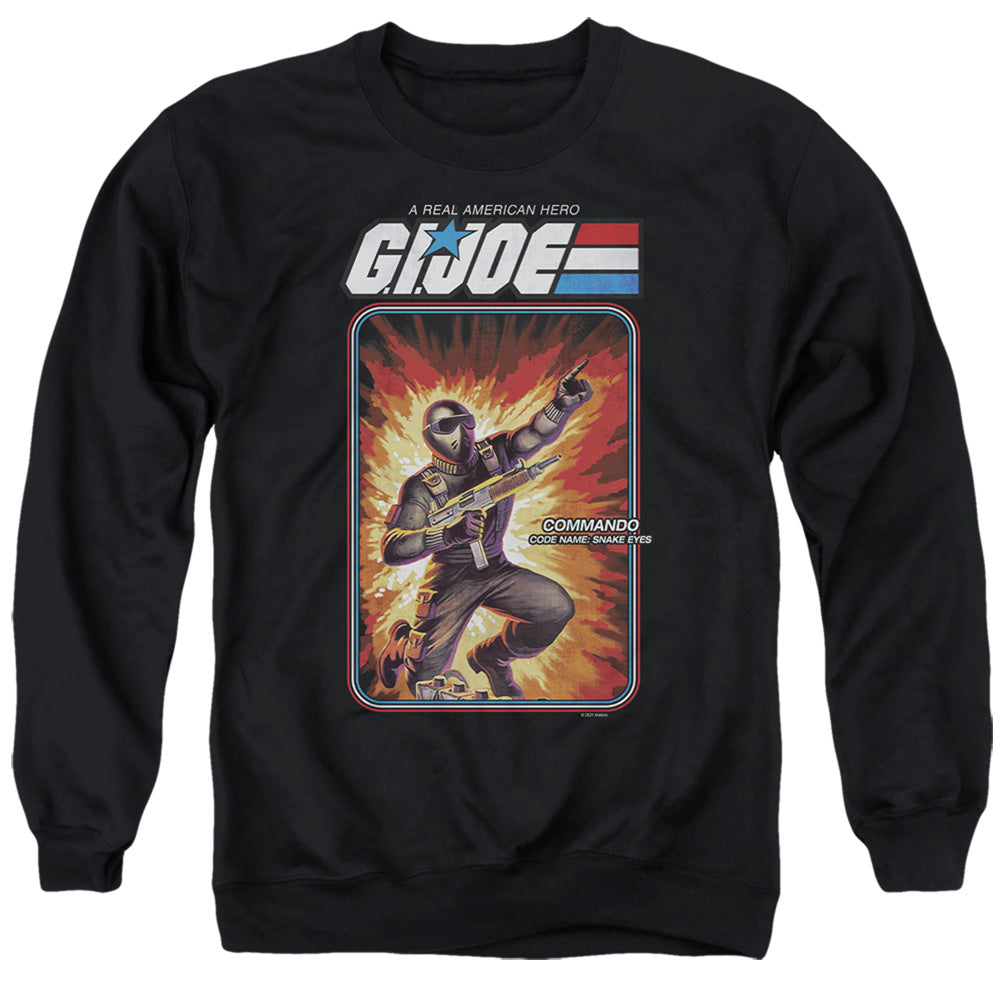 G.I. Joe Snake Eyes Card Crewneck Sweatshirt