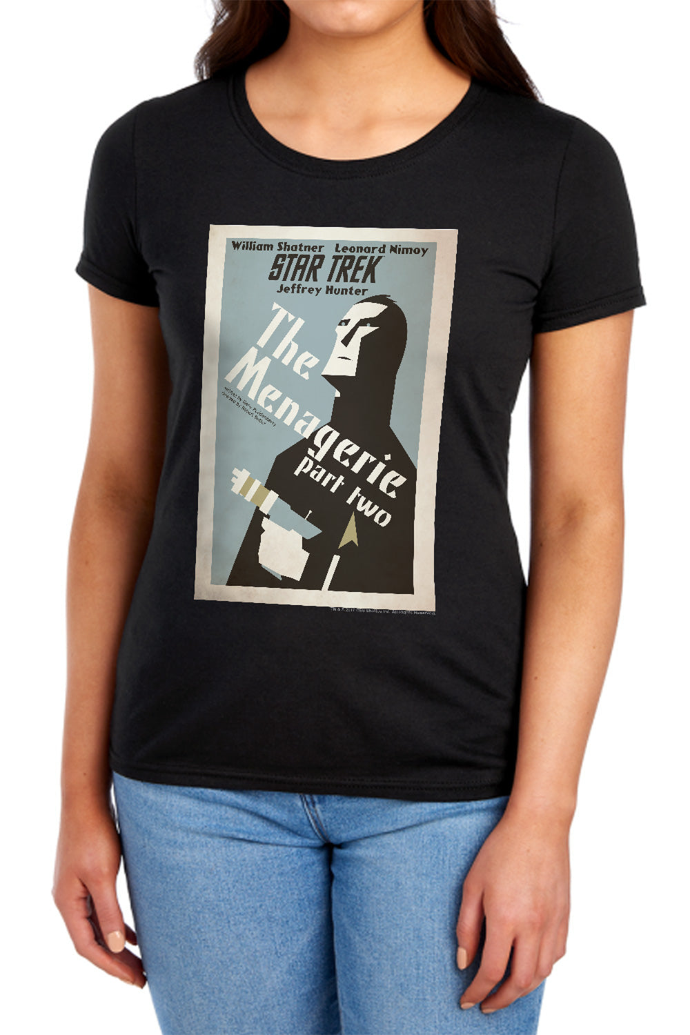 Star Trek The Menagerie Part Two Black Womens T-Shirt