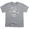 Superman Man of Steel Shield Athletic Heather Youth/Toddler T-Shirt