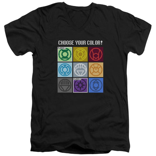 DC Comics Choose Your Color V-Neck T-Shirt