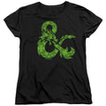 Dungeons & Dragons St. Patrick's Day Shamrock Logo Womens T-Shirt
