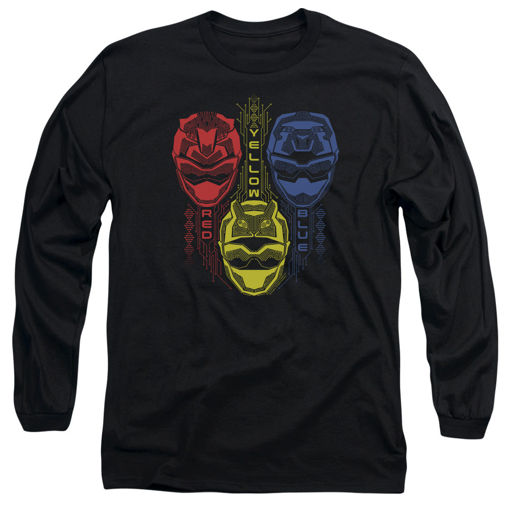 Power Rangers: Beast Morphers Red Yellow Blue Long Sleeve T-Shirt
