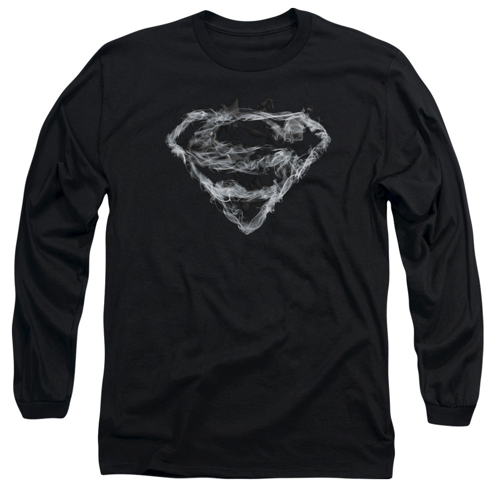 Superman Smoking Shield Long Sleeve T-Shirt