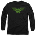 Wonder Woman St. Patrick's Day Shamrock Logo Long Sleeve T-Shirt